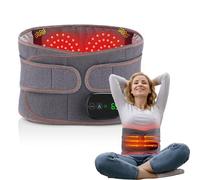 Cordless Heating Belt with Massager,Portable Heating Pad for Back, Lower Back Massager with 3 Heat 3 Vibration Wearable Wireless Heated Waist Belt, Wearable Brace Wrap,Gifts for Parents