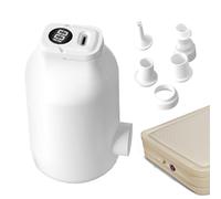 Cordless Inflation Pump - Electric LED Portable Tool, Multi-Nozzle Airflow Feature, Handy Outdoor Travel Accessory, Gear Equipment Practical Styling, Air Pump for Camping, Travel, Backyard, Pool