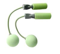 Cordless Jump Rope with Weighted Balls for Fitness Training | Durable PVC corded jump rope designed for cardio exercise, fits for home or office use