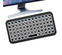 Cordless Keyboard - Compaact Accessory, Adjustable Brightness, Lightweight Design Quiet Rechargeable Typing Solution for Work Travel Students | Mullti Gadget Wireless Tool Compatible Laptops Tablets