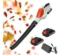 Cordless Leaf Blower für Garten Terrasse und Terrasse, Leicht Tragbar, 24V Akku, 3 Geschwindigkeiten, Ideal für Kleine Gärten, Seniorenfreundlich
