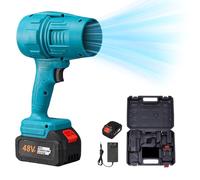 Cordless Leaf Blower - Portable Dust Cleaner | Powerful Portable Leaf Blower with Battery and Charger | Electric Cordless | Snow Blowing Duster for Driveway Yard Car Grass Lawn