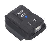 Cordless LED Work Light 100LM 2 USB Ports Li Battery Converter with Light