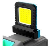Cordless LED Work, Light 21V Adjustable, LED Flood Lighting, Super Bright Spotlight, Sturdy Rechargeable Battery, Ideal for Garage Car Repair Camping Fishing Electricians Mechanics Plumbers Job Site