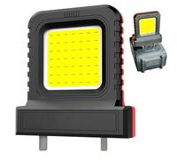 Cordless LED Work, Light 21V Adjustable, LED Flood Lighting, Super Bright Spotlight, Sturdy Rechargeable Battery, Ideal for Garage Car Repair Camping Fishing Electricians Mechanics Plumbers Job Site