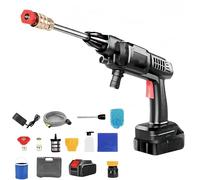 Cordless Pressure Washer, 6000mAh Portable Pressure Washer Cordless with 2 Spray Modes, Battery Powered for Car, Fences, Driveways, Patios and Home Floor Cleaning (B)