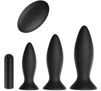 Cordless Remote Control Butt Plug Vibrating Anal Stimulator 7 Stimulation Patterns, Rechargeable Prostate Massager for Man Portable Couples Gay Exciting Anal Plug Massage Tool Tshirt LX4