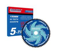 Cordless Saw Blade 150mm 60t 1.5mm Center Hole 20mm With 15.8mm Washer