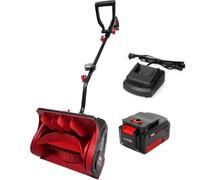 Cordless Snow Shovel, 20V Electric Snow Blower with Adjustable Ergonomic Handle, Lightweight Battery-Powered Snow Thrower for Driveway, Sidewalk, Deck and Patio (Up to 12 inches Snow),A