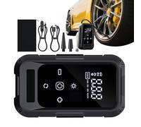 Cordless Tire Inflator, Digital Air Pump, 5.51x3.15in Rechargeable Portable Compressor, Compact LED Display Feature, High-Pressure Output for Vehicle Camping Road Trip Use