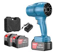 Cordless Turbo Jet Blower, Mini Souffleur de Feuilles sans Fil Léger avec Batterie et Chargeur, Forte Poussée de 650 G, pour Le Nettoyage en Camping et en Extérieur