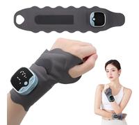 Cordless Wrist Heating Pad, Adjustable 3 Heat Levels Hand & Wrist Tendon Massager, Wearable Hand Heating Pad,Nine Massage Levels,Portable Electric Heat Wrap for Office,Outdoor sports (1PCS)