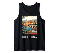 Córdoba Espagne Historique Riverside Architecture Voyage Vintage Débardeur