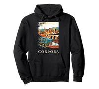 Córdoba Espagne Historique Riverside Architecture Voyage Vintage Sweat à Capuche