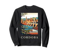 Córdoba Espagne Historique Riverside Architecture Voyage Vintage Sweatshirt