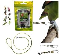 Cordon A2 élastique corde 3 mm x 1 mètre avec mousqueton 1 mm à insérer à l'anneau de la patte de votre paquet, pour le porter en tour, emballage patte, gaine pp