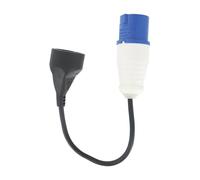 Cordon adaptateur - DHOME - M UE/F 16A - Longueur 30 cm - Compatible extérieur - 3500W max