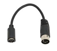 Cordon Adaptateur Din 5 Broches Mâle vers Mini Din 6 Broches Femelle,Câble Convertisseur De Souris Et Clavier PS2, 5.9 Pouces