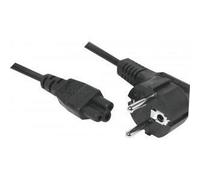 Cordon d'alimentation tripolaire PC CEE7 / C5 noir - 3,0 m