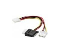 Cordon alimentation en y : 1xsata vers 3xmolex - 15cm