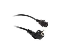 Zenitech Cordon d'alimentation HO5VV-F 3G1 2m Noir Prise 2P+T 16A Fiche C13 2300W pour bureautique