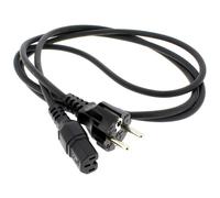 Cordon alimentation noir 1m ts-01020680 - raclette