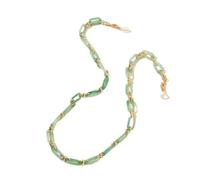 Cordon Anti-Perte antidérapant Simple for Suspendre Un Masque, des Lunettes de Soleil ou Vue, Cordon Cou en Acrylique, chaînes élégantes for(Green)