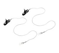 Cordon Anti-perte pour Appareil Auditif Oreille, 2 Pièces | Nylon et Silicone, Format Portable pour Voyage, Réduit les Secousses, pour Seniors Actifs