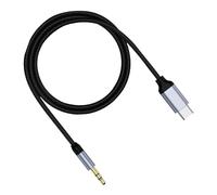 Cordon audio de voiture, câble auxiliaire audio de voiture,Cordon pour casque auxiliaire - Cordon adaptateur audio auxiliaire, câbles jack stéréo de type C 3,5 mm, cordon auxiliaire pour autoradio, ha