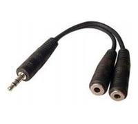 Cordon audio Jack stéreo M/2 Jack F 3.5mm 15cm G