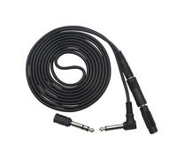 Cordon audio stéréo droit vers angle droit de 6,35 mm mâle, ligne d'interconnexion équilibrée 6,35 pour guitare électrique, basse durable