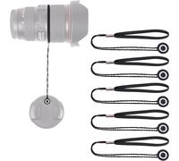 - Cordon Avec Adhésif Pour Cache-Objectifs - Avec Adhésif En Caoutchouc Universel, Convient À Canon, Nikon, Fuji, Tamron, Sigma, Olympus, Pentax (Set De 5 Pcs)[SHY9290945]