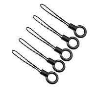 Cordon avec anneaux renforcés - Texture lisse - Fixation sécurisée pour appareils électroniques de voyage - Utilisation quotidienne - Cordon à pois avec anneaux