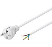 Cordon dalimentation wentronic (schuko à 3 fils conducteurs) blanc 1,5 m goobay 51328