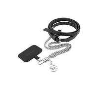 Cordon Bandoulière Smartphone Longueur 150cm avec Accroche Guess Argent et Noir