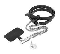 Cordon Bandoulière Smartphone Longueur 150cm avec Accroche Guess Argent et Noir