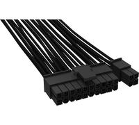 Cordon BeQuiet ordinateur, alimentation [1x alimentation ATX mâle 24 pôles (20+4) - 1x alimentation ATX mâle 24 pôles (20+4)] 0.60 m noir