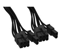 Cordon BeQuiet ordinateur, alimentation [2x ATX mâle 8 pôles (6+2) - 1x