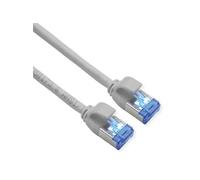 Cordon Cat.6A A) S/FTP (PiMF), LSOH, PoE , gris, 0,3 m