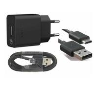 Cordon Chargeur Secteur - Sony - Xperia 10/10+ Plus - Charge Rapide - Original - Noir