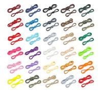 Cordon ciré en 26 Couleurs, 1.5mm & 3mm Épaisseur. Solide et résistant à l'eau, Cordon en Polyester au Toucher Coton. pour l'artisanat, la Fabrication de Bijoux. [Hyacinth Lilac, 1.5 mm, 20 Meters]