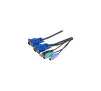 Dexlan Câble combo KVM VGA/PS2+USB – 1,8 m