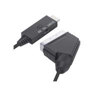 Cordon convertisseur adaptateur audio vidéo péritel vers TV compatible
