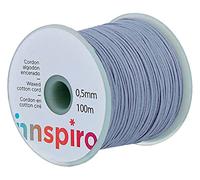 Cordon Coton ciré Fin Bleu Saphir 1,0 mm 100 m