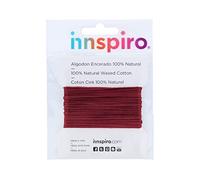 Cordon Coton ciré Grenat Fin 1 mm. 5 m.