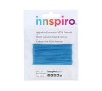 Cordon Coton ciré Turquoise Fin 3 mm. 2,5 m.