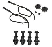 Cordon Couvercle Coffre Compatible Avec VW Pour Polo Pour MK6 2018 2 Pièces Cordon De Coffre De Voiture Étagère À Colis, Clips De Fixation 1M6867574A