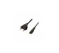 Cordon d alimentation bipolaire pour pc portable noir - 5,0 m