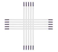 Cordon D’Alimentation D’entrée LED à Deux Âmes 2x0,5 Mm² | Cuivre Pur sous Gaine PVC Blanche, Profil Plat Discret, pour Câblage Rapide des Systèmes D’éclairage