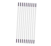 Cordon D’alimentation LED 2*0, 5 Mm² Cuivre Pvc Blanc 10 Pièces | Deux Âmes, Design Plat, Transmission Stable du Courant, Installation Simple